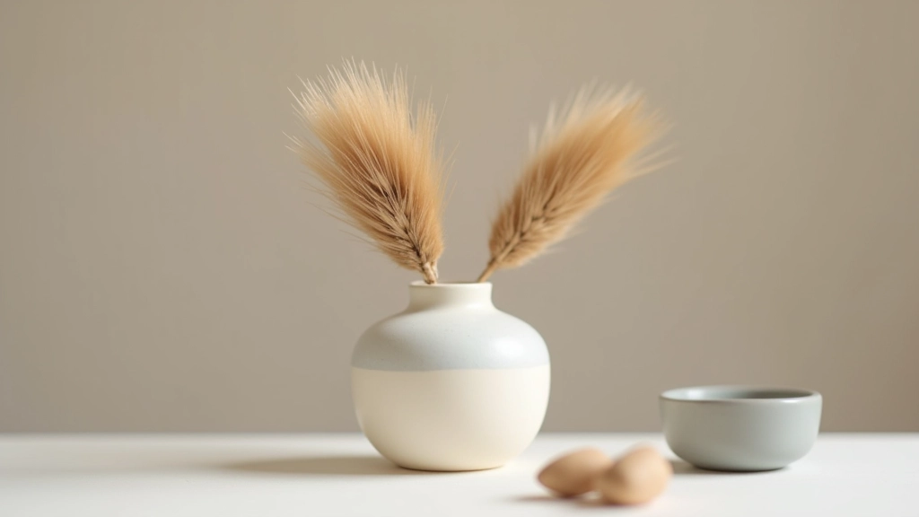 Handcrafted ceramic bud vase with matte glaze